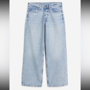 Sold ❌H&M Baggy Wide Leg Loose Fit  Jeans Sz 8 or 29